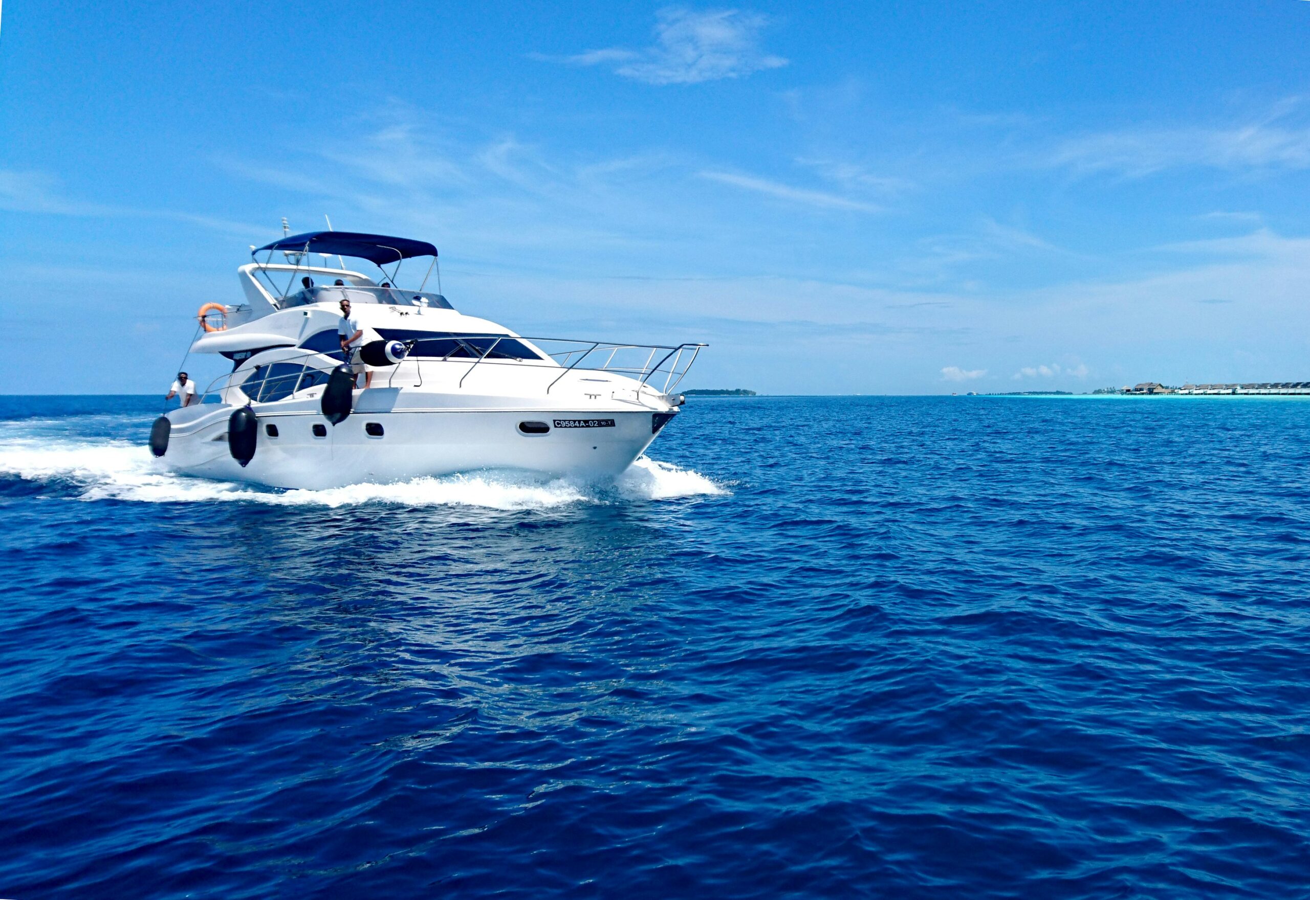 Close-up of boat on water